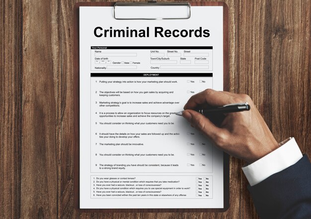 The definition of Legal Clearance/Judicial Record Code – Where to do it?