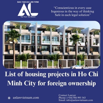 List of housing projects in Ho Chi Minh City for foreign ownership