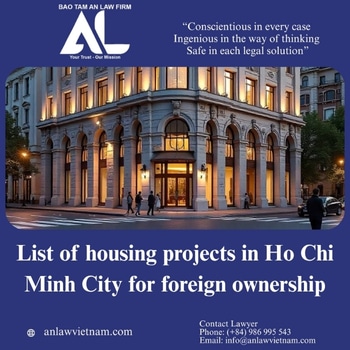 List of 17 Housing Development Projects in Ho Chi Minh City Eligible for Foreign Ownership